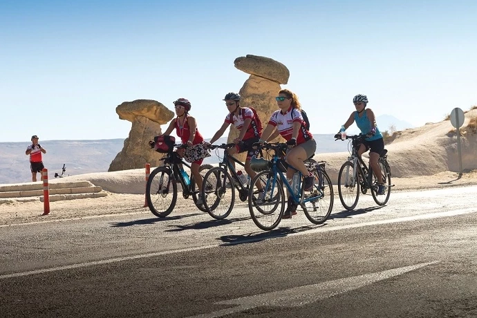 Kapadokya’da Bisiklet Festivali heyecanı