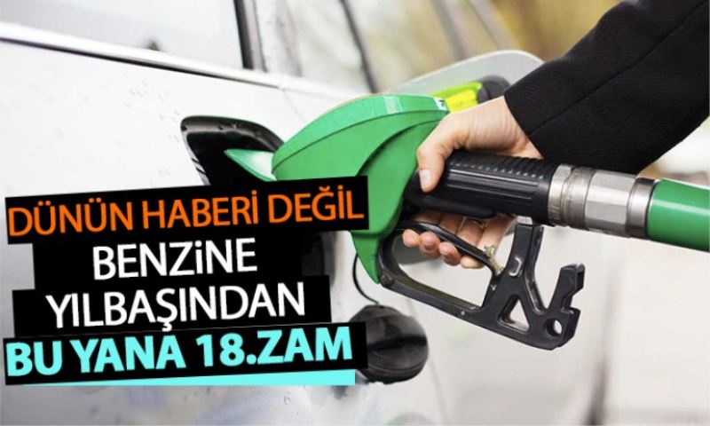 Benzine 1 lira 4 kuruş zam geldi