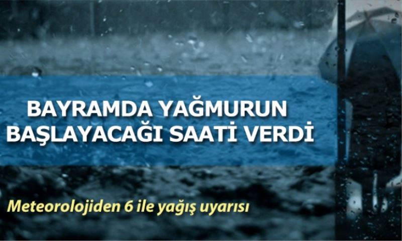 Meteorolojiden 6 ile uyarı