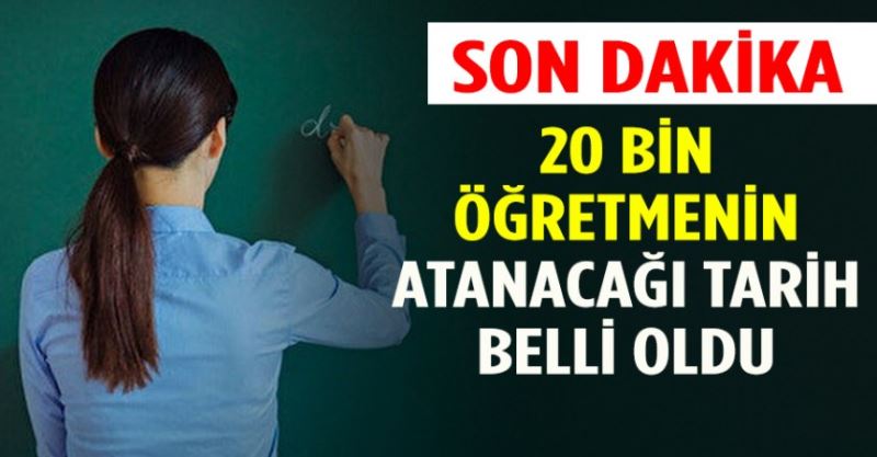 Öğretmen atama ve sonuç takvimi belli oldu