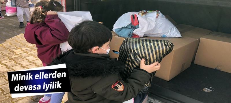 Orhangazili miniklerden duygulandıran kampanya