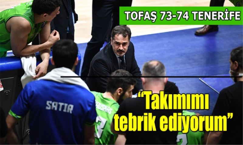 TOFAŞ Basketbol Takımı Başantrenörü Ahmet Çakı 